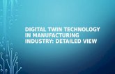 Digital Twin Technology in Manufacturing Industry: Detailed View