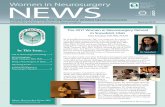 Women in Neurosurgery NEWS · neurosurgical field. Female neurosurgeons, including those who are a part of residency Being a Female Neurosurgeon in India programs in India, constitute