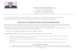 updated Resume Praveen - prs-permacel.com · WZ s E