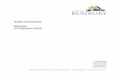 Audit Committee Minutes 15 February 2016 - City of Bunbury Agendas and Minutes… · 15 February 2016 Minutes – Audit Committee _____ 3 1. Declaration of Opening The Presiding Member