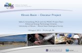 Illinois Basin – Decatur Project · 2015-09-01 · Illinois Basin – Decatur Project Sallie E. Greenberg, Ph.D. and the MGSC Project Team Advanced Energy Technology Initiative