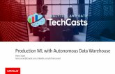 Production ML with Autonomous Data Warehouse · What Makes Oracle Data Science Solutions Different ALL Data Management Integrated Data Management Platform with big data / data lake