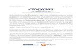 LISTING PROSPECTUS 30 Auugust 2013 Listing of EUR ... · i IMPORTANT INFORMATION In this Listing Prospectus, the “Finnair Group” and the “Group” refer to Finnair Plc and its
