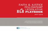 faith justice fellowship legislative · 2020-05-28 · FAITH & JUSTICE FELLOWSHIP LEGISLATIVE PLAYBOO - 2017ff2018 7 MD HB 121 (2015): This bill allows for persons convicted of certain