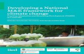 Developing a National M&E framework for climate changepubs.iied.org/pdfs/10118IIED.pdf · responses and collecting baseline data. The main activities focused on: collecting baseline