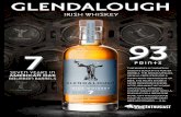 GLENDALOUGH · 2019-04-02 · glendalough. glendalough distillery glendalough distillery glendalougb black pitts single rnalt irish whiskey seven years in p. american oak baurban