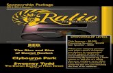 Sponsorship Package - Ratio Theatre · Sponsorship Package 2013-2014 Season SPONSORSHIP LEVELS Title Sponsor - $5,000 Presenting Sponsor - $2,500 Star Sponsor - $500 When your company