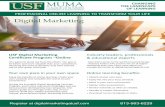USF Muma CX(online) · consumer psychology, with a focus on cognitive and emotional reactions to marketing communications and ... a SaaS startup enabling small businesses to win at