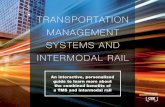 TRANSPORTATION MANAGEMENT SYSTEMS AND INTERMODAL … · chain costs. Intermodal rail is a cost-efﬁ cient freight shipping solution that provides shippers access to capacity while