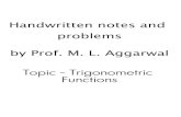 Handwritten notes and problems by Prof. M. L. Aggarwal Topic ... · k \b!$' r,0K88!&* Y-hi00K!!, rC-&>! k& )-* >X(d rY--(C-*** rr bi0!,*r+!++4T&! V kkPP^ Q 3'/!"!J'"00! T(T T e$!