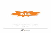 KELTECH ENERGIES LIMITEDkeltechenergies.com/pdf/investors/annualreport/report201819.pdf · KELTECH ENERGIES LIMITED 2 NOTICE Notice is hereby given that the Fortysecond Annual General