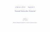 Neural Networks Tutorialurtasun/courses/CSC411/tutorial5.pdfOverﬁng ) Picture credit: Chris Bishop. Pattern Recognition and Machine Learning. Ch.1.1.