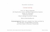 Concept Learning Prof. Dr. Martin Riedmiller Martin.Riedmiller@uosml.informatik.uni-freiburg.de/_media/documents/teaching/... · 2013-12-13 · Machine Learning Concept Learning Prof.