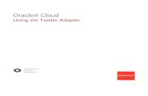 Using the Twitter Adapter · Using the Twitter Adapter describes how to configure the Twitter Adapter as a connection in an integration in Oracle Integration Cloud Service. Topics