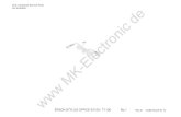 MK-Electronic de · Only numbered Service Parts are available. EPSON ME OFFICE 1100 / EPSON STYLUS OFFICE T1110 / B1100 / T1100 No.3 Rev.01 CA58-ELEC-011 200 300 301 B www MK-Electronic