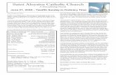 Saint Aloysius Catholic Churchothers in general were happy with how St. Al’s responded to and interpreted the guidelines of the diocese to our parish. Considering the increased numbers