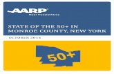 State of the 50+ in Monroe County, New York - AARP...Rachelle Cummins, Cassandra Cantave, Darlene Matthews, Cheryl Barnes, Wendy Pratt, Sibora Gjecovi, Ed Evans and Laura Mehegan from