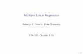 Multiple Linear Regression - Statistical Sciencercs46/lectures_2017/03-lr/03-mlr.pdf · HistogramsofBostondata crim Boston[, i] Density 0 20 40 60 80 0.00 0.06 zn Boston[, i] Density