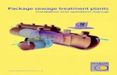 Package sewage treatment plants - Marsh Industries€¦ · package sewage treatment plants installation and operation manual marsh industries ¢ Essential for wet sites where the