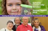Sylvania Community Services Annual Report 2016...Fire Department The Glendale The Lakes of Sylvania The Law Offices of Jennifer Antonini Timberstone Jr. High School Toledo Memorial
