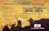 AMFI-WB Annual Report - 2015 - 16...Founded as a self-regulatory organization and registered as a public charitable trust during 2010, AMFI - WB brings under its umbrella a community