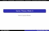 Home | Computer Science at UBC - Game Theory Week 3kevinlb/teaching/cs532l - 2012-13... · 2018-09-26 · DominationRationalizabilityCorrelated EquilibriumComputing CEComputational