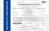 CERTIFICATO · 2020-07-24 · certificato nr . 50 10 0 13323 - rev.002 si attesta che / this is to certify that il sistema di gestione ambientale di the environmental management system