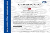 CERTIFICATO - SIGGI Group · CERTIFICATO Nr . 50 10 0 15075 - Rev. 001 Si attesta che / This is to certify that IL SISTEMA DI GESTIONE AMBIENTALE DI THE ENVIRONMENTAL MANAGEMENT SYSTEM