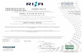 CERTIFICATO N. ABMS-60/19 - Enel X · La validità del presente certificato è subordinata a sorveglianza periodica annuale / semestrale ed al riesame completo del sistema di gestione