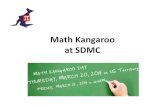 Math Kangaroo at SDMCsdmathcircle.org/uploads/Documents/Math Kangaroo.pdf• SDMC offers Math Kangaroo to ALL of the above categories, but in the priority order Regular > At Large