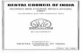 Ishari K Ganesh Chairman - Best Dental College,Chennai ...svdentalcollege.com/downloads/bds-course...Course" of theDental Council of India Revised BDS Course (3rd Amendment) Regulations,