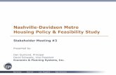Nashville-Davidson Metro Housing Policy & Feasibility Study · 2015-12-10 · • Feasibility analysis indicates uncertain market acceptance of deed restrictions • Places the burden