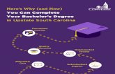 You Can Complete Your Bachelor’s Degree - Converse College · college credits from an accredited institution, then you’re already halfway there and qualify for our degree completion
