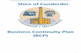 Business Continuity Plan (BCP) - Shire of Cunderdin · 2018-10-11 · Business Continuity Planning involves defining potential risks, determining how those risks will affect operations,