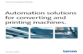 Brochure Automation solutions for converting and printing ... · Improved data management is the basis for inter-company networking. All process sequences are simplified due to standardized