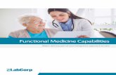 Functional Medicine Capabilities - LabCorp · 2020-04-10 · Functional Medicine Capabilities. ENVIRONMENTAL TOXINS LabCorp's broad array of routine diagnostic assessments and toxicology