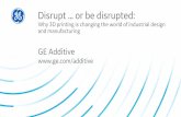 Disrupting the disruption: How GE Additive is pushing the ...LEAP engine fuel nozzle designed Morris Technologies acquired 1st Heat exchanger printed GE90 engine T25 Sensor certified