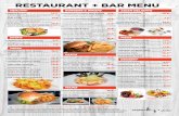 RESTAURANT + BAR MENU · restaurant + bar menu healthy ++all prices subject to 10% service charge and prevailing goods and services tax. | 6377 3113 | 36 siloso beach walk, sentosa,