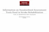 Information on Standardized Assessment Tools …...2 Standardized Assessments for Activities of Daily Living Primary Discipline ICF Domain Body Function, Activity, or Participation