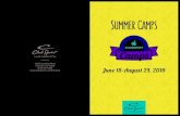Summer Camps - clubsports.com€¦ · Summer Camps June 18-August 24, 2018 46650 Landing Pkwy Fremont, CA 94538 ... CLUBSPORT CAMP: MONDAY, JUNE 18 - FRIDAY, AUGUST 24 ... Please