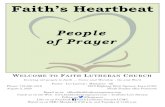 Faith’s Heartbeat · Sunday School Teachers Make a Difference! The Bible records the stories of many people who walked by faith and made a difference. Comfort, encouragement and