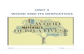 UNIT 3 WOOD AND ITS DERIVATIVES - Juan XXIII Cartuja · WOOD AND ITS DERIVATIVES Alumno _____ Grupo _____ 1. Wood Wood is a raw vegetable material. It comes from the trunks of trees