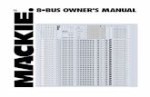 8 Bus Owner's Manual 32B 8 Bus_Manual.pdf1 8•bus owner's manual mute 10 mute 11 mute 12 mute 13 mute 14 mute 15 mute 16 mute 17 mute 18 mute 19 mute 20 mute 21 mute 22 mute 23 mute