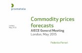 Commodity prices forecasts - UCLouvain · Bulk commodities prices LME metals prices Metals | … no wonder the widespread price declines China plays a dominant role in the global