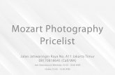 Cetak Foto Kanvas - MOZart Gallery Jakarta · 7 Edited Photo Copy all files in DVD 10 Edited Photo Copy all files in DVD master SILVER 1 Hours GOLD 2 Hours DIAMOND Rp. 1.200.OOO 4