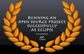 Running An Open Source Project Successfully At Eclipse€¦ · > git log --reverse --name-status commit b6618a76b0b2f682be6772339f6a7028b9b07f3b Author: sefftinge