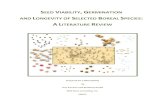 SEED VIABILITY GERMINATION - COSIA...Seed Viability, Germination and Longevity Literature Review - 2017 1 INTRODUCTION The oil sands industry has been, and continues to be, an important