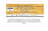 E-PROCEEDING 5 SOUTHEAST ASIA INTERNATIONAL ISLAMIC ...repository.lppm.unila.ac.id/2490/1/E-Proceeding MELAKA.pdf · 5th South East Asia International Islamic Philanthropy Conference