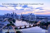 Schroder European Real Estate Investment Trust€¦ · Strong tenant mix Zara, Mango, Pull & Bear, Mercadona supermaket with a leisure point of difference (cinemas / restaurants)