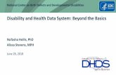 Disability and Health Data System: Beyond the Basics · 2018-12-12 · Disability and Health Data System (DHDS) •DHDS is online source for state-level data on adults with disabilities